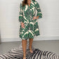 Elegant Women's Summer Dress with Graceful Print, Loose Fit, and Knee-Length Design for Garden Parties and Beach Walks-6