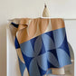 Oversized Womens Scarf - Reversible Patterned Cashmere
