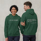 Unisex Warm Hoodie - Graphic Front-Pocket Hoodie With Back Print, Fleece-Lined, Casual Wear