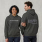 Unisex Warm Hoodie - Graphic Front-Pocket Hoodie With Back Print, Fleece-Lined, Casual Wear