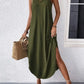 Lightweight Summer Cami Dress for Women, V-Neck Loose Fit, Breathable Fabric, Available in Multiple Colors-1