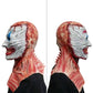 Creepy Full-Face Double Layer Halloween Mask - Terrifying Costume Accessory for Adults, Great for Parties and Events