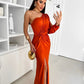 Variant image for Elegant Black Satin Dress with Flattering Cut for Women's Cocktail and Formal Occasions-37
