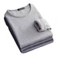 Plush Thick Thermal Long Sleeve Shirt Men's - Cozy Bottoming Layer for Cold Weather Comfort