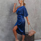 Elegant One-Shoulder Women's Dress - Asymmetrical Black Cocktail Dress for Formal Events and Casual Outings-4