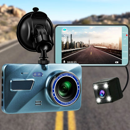 Dual UHD Dash Cam With Night Vision And Parking Monitor