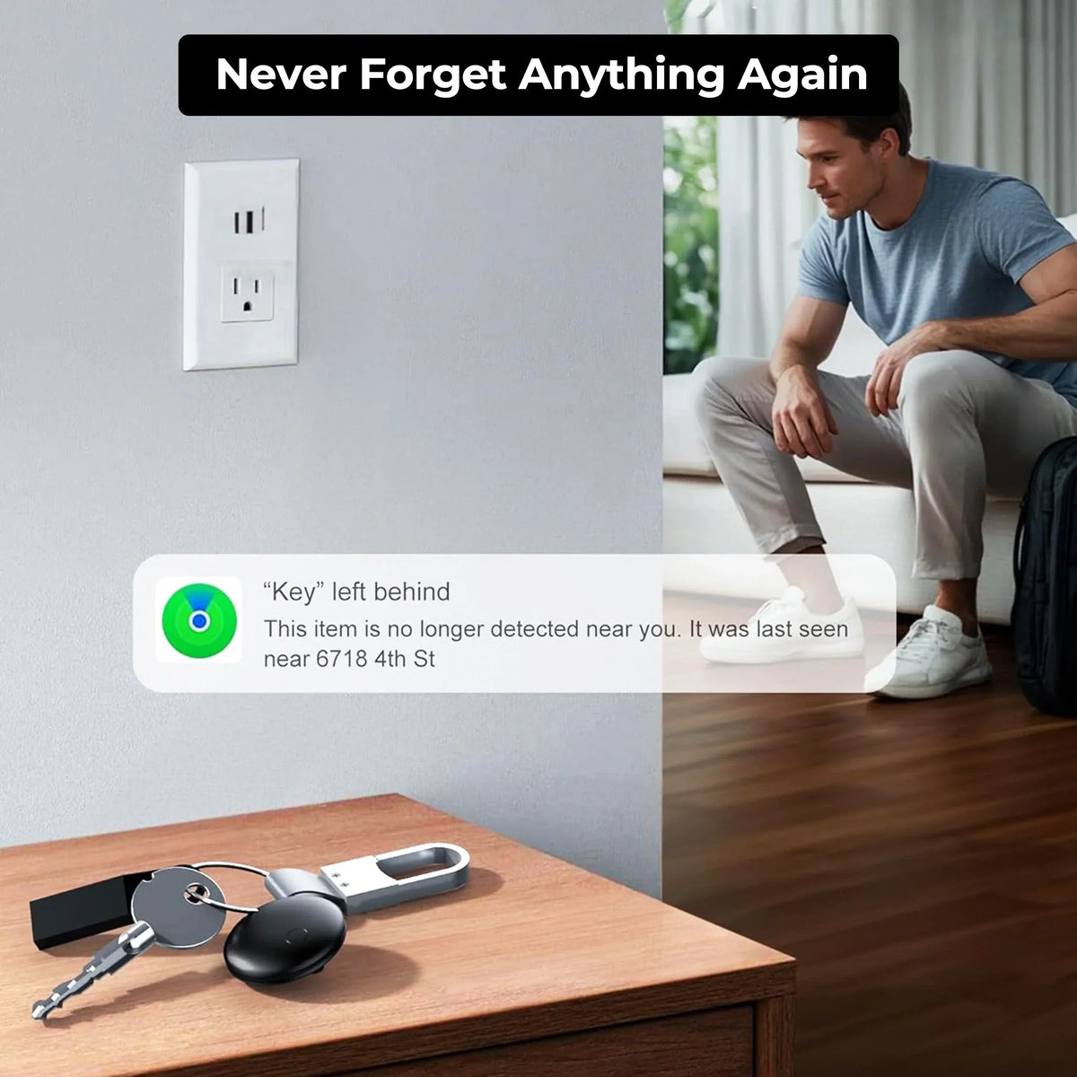 GPS Airtag Tracker Travel-Friendly Iphone Android No Subscription