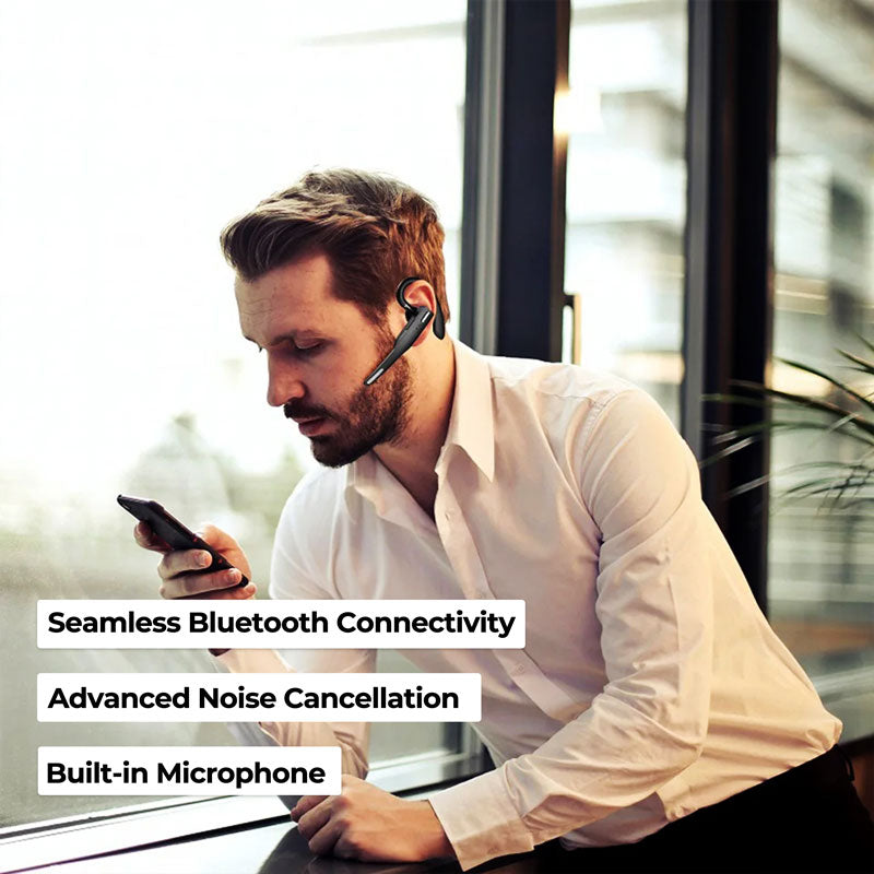 Bluetooth 5.1 Dual Cordless Neckband Headset Noise Cancel