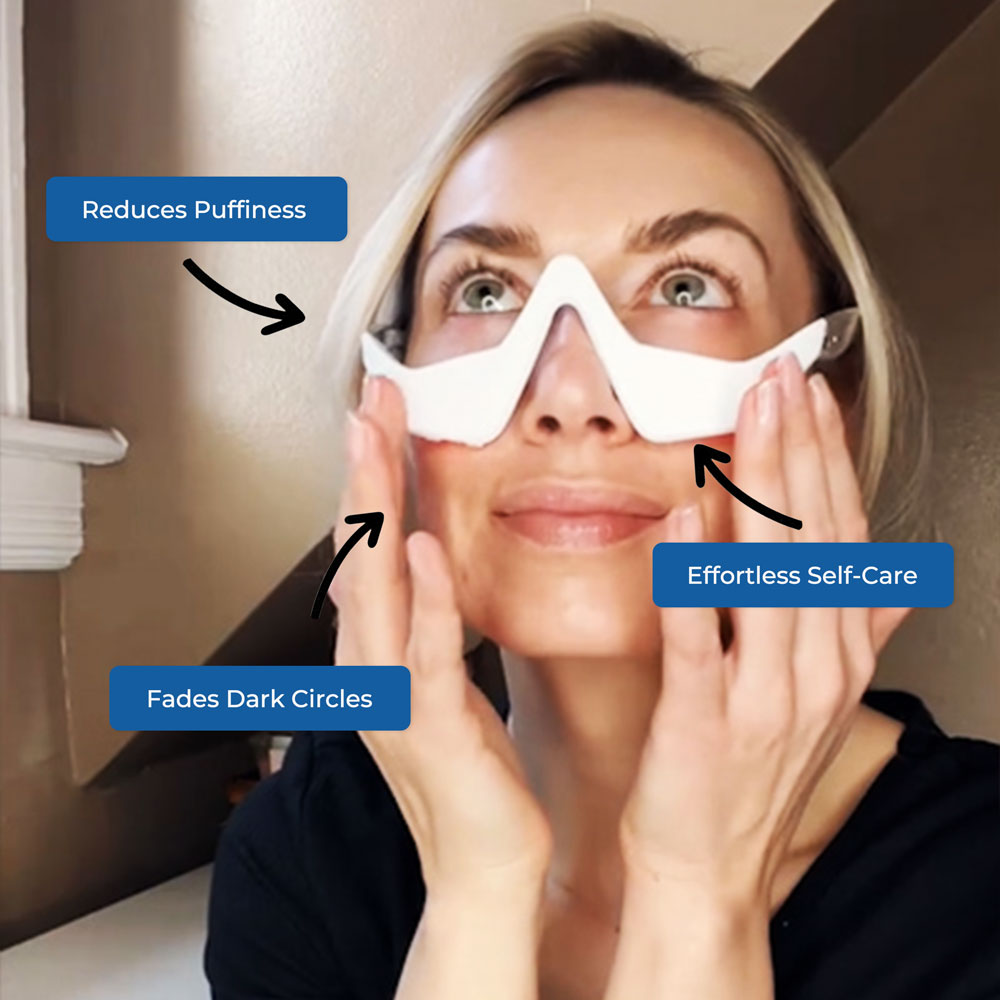 Under Infrared Eye Red Light Mask Brighten And Smooth