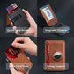 AirTag2025 Edition Wallet Leather Slim RFID Blocking Wallet