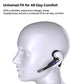 Bluetooth 5.1 Dual Cordless Neckband Headset Noise Cancel