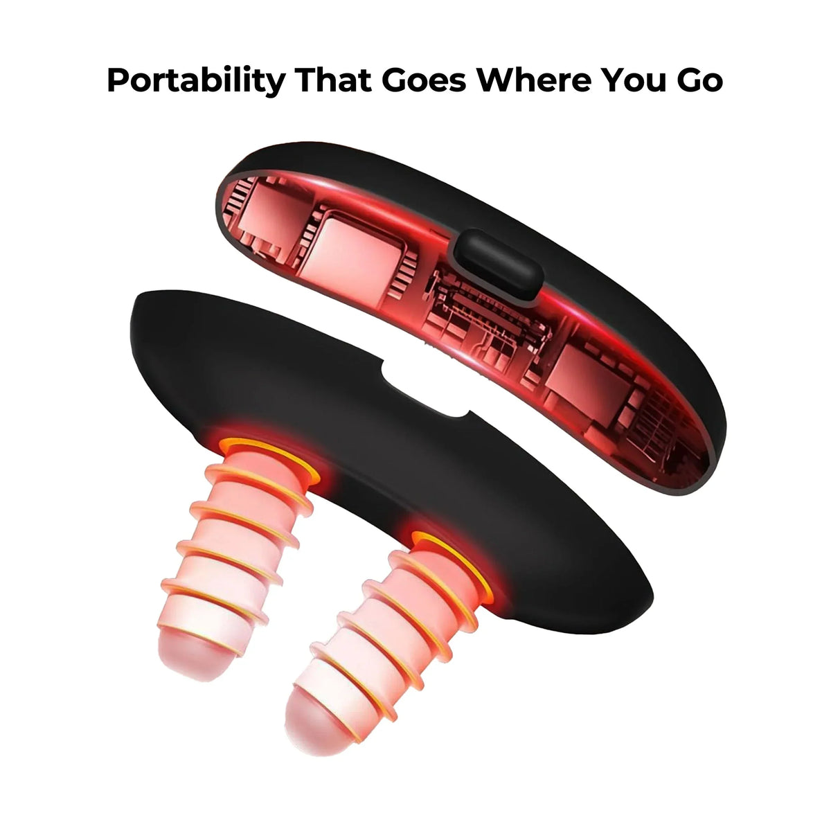 Light Red Nasal Therapy Device Clear Breathing Aid