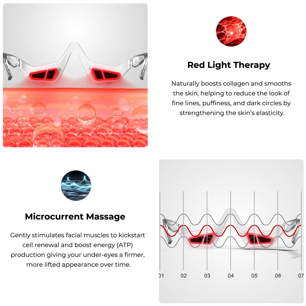 Under Infrared Eye Red Light Mask Brighten And Smooth