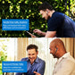 Bluetooth 5.1 Dual Cordless Neckband Headset Noise Cancel