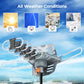 HD Outdoor TV Antenna 990 Mile Range Rotatable Mast