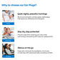 Cancelling Noise Silicone Earplugs Reusable Sleep Aid