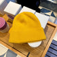 Unisex Warm Beanie - Cuffed Ribbed Knit, Wool Blend