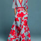Floral Maxi Dress for Women, Elegant Summer Wedding Guest Dress, Comfortable Formal Evening Wear-1