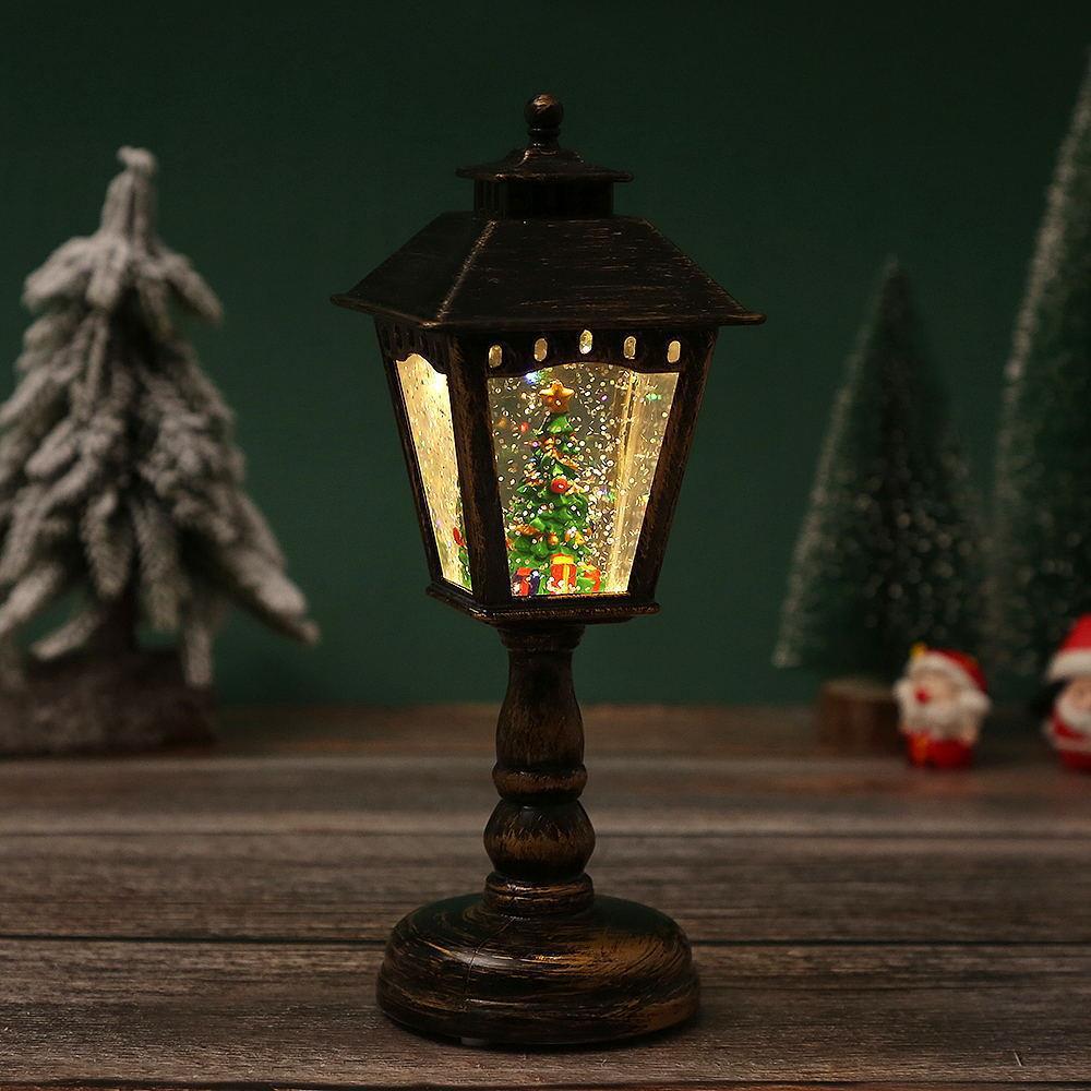 Christmas Illuminated Night Light Table Lamps - Santa, Snowman & Tree Decorations