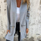 Light Womens Long Hoodie - Fitted Zip Cotton Layering