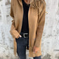 Light Womens Long Hoodie - Fitted Zip Cotton Layering