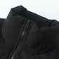 Light Men's Puffer Jacket - High Collar, Polyester
