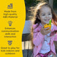 Walkie Talkie Kit 3-Pieces - Clear Sound, Long Range, Great for Ages 3-12 Adventures