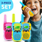 Walkie Talkie Kit 3-Pieces - Clear Sound, Long Range, Great for Ages 3-12 Adventures