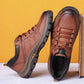 Hand-Sewn Leather Leisure Mens Shoes, Waterproof, Breathable, Ergonomic Insole, Durable Rubber Sole, Comfortable for Outdoor Activities-6