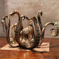 Nautical Coffee Cup Organizer, 8-Mug Capacity – Rustic Kraken Octopus Mug Holder