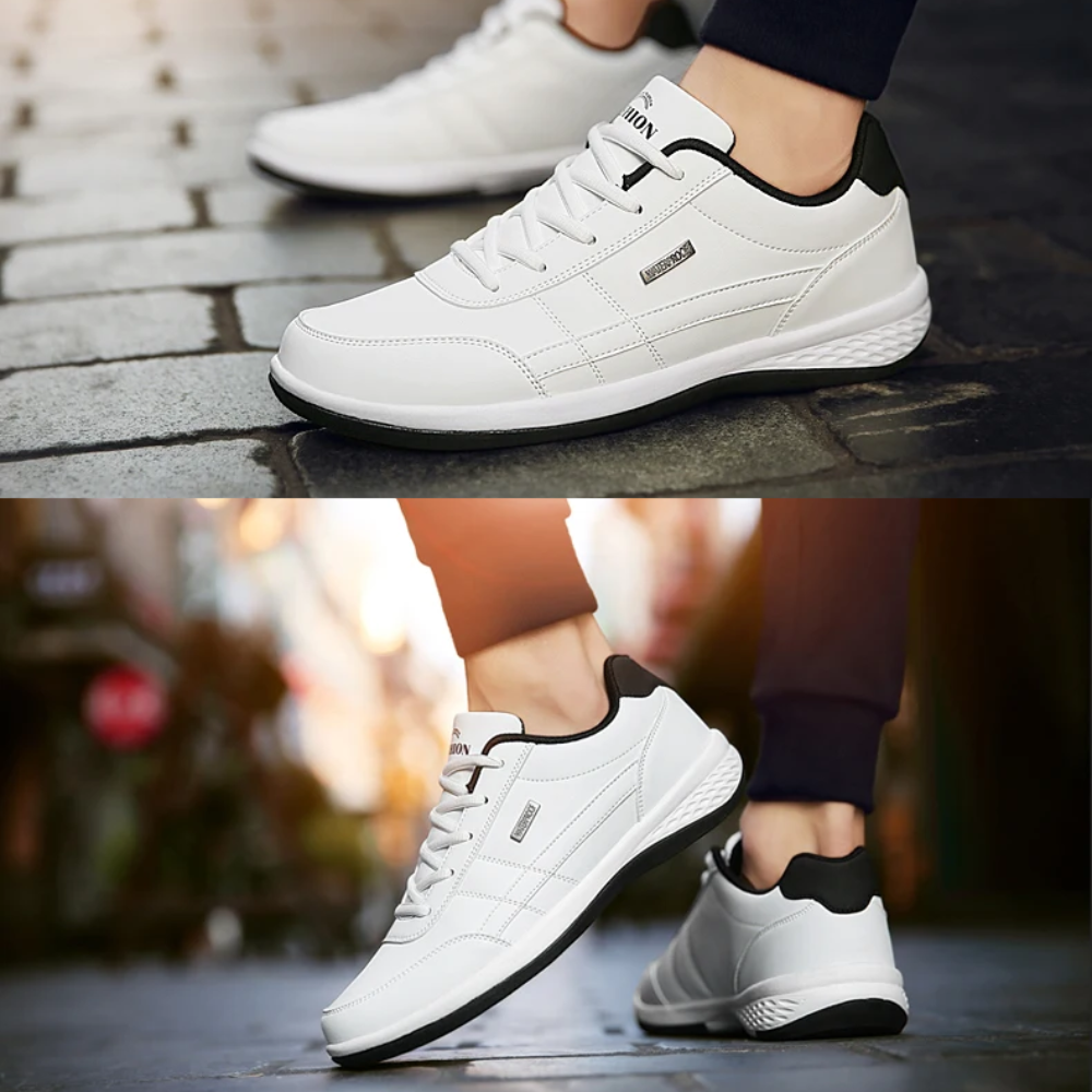 Comfortable Orthopedic Leather Shoes for Women, Waterproof Anti-Slip Design with Wide Toe Box and Gedempte Heel Support-2