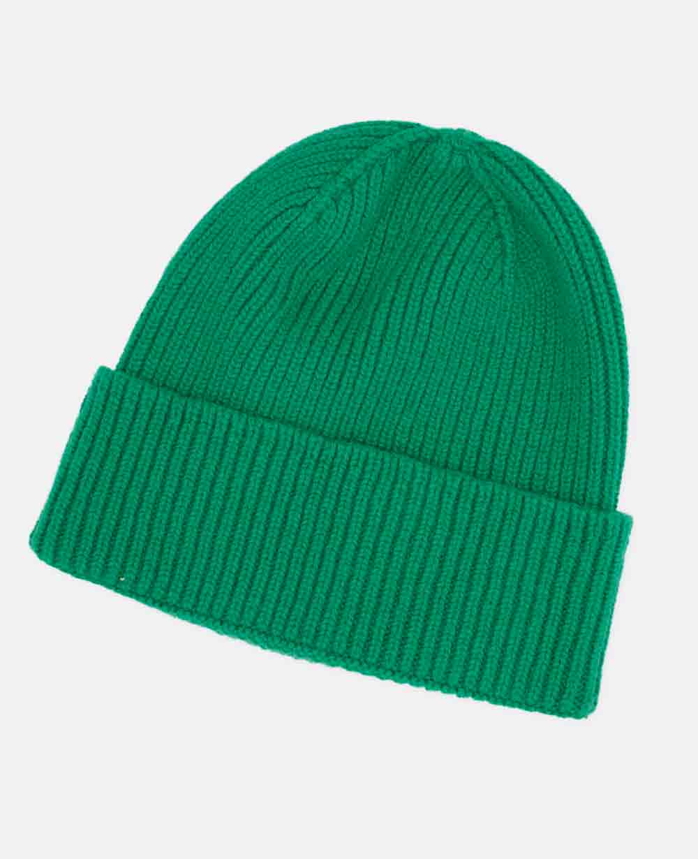 Warm Timeless Beanie Hat - Ribbed Cuff, Wool, Winter