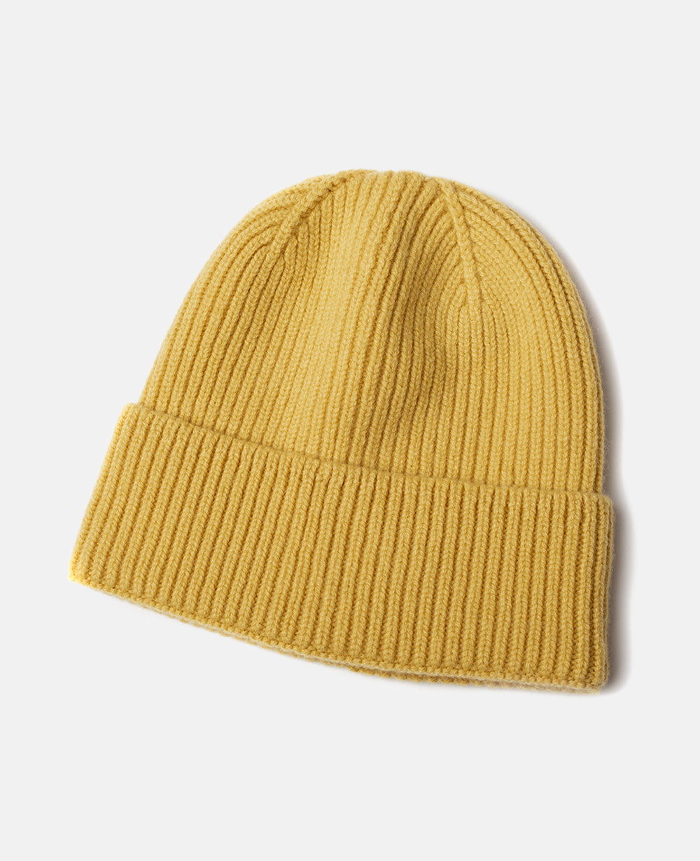 Unisex Warm Beanie - Cuffed Ribbed Knit, Wool Blend