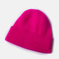 Cozy Warm Women’s Beanie - Folded Cuff, Ribbed Knit, Winter