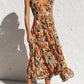 Elegant V-Neck Sleeveless Multicolor Wedding Guest Dress, Summer Cocktail Formal Dress for Special Occasions-1