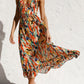 Elegant V-Neck Sleeveless Multicolor Wedding Guest Dress, Summer Cocktail Formal Dress for Special Occasions-5
