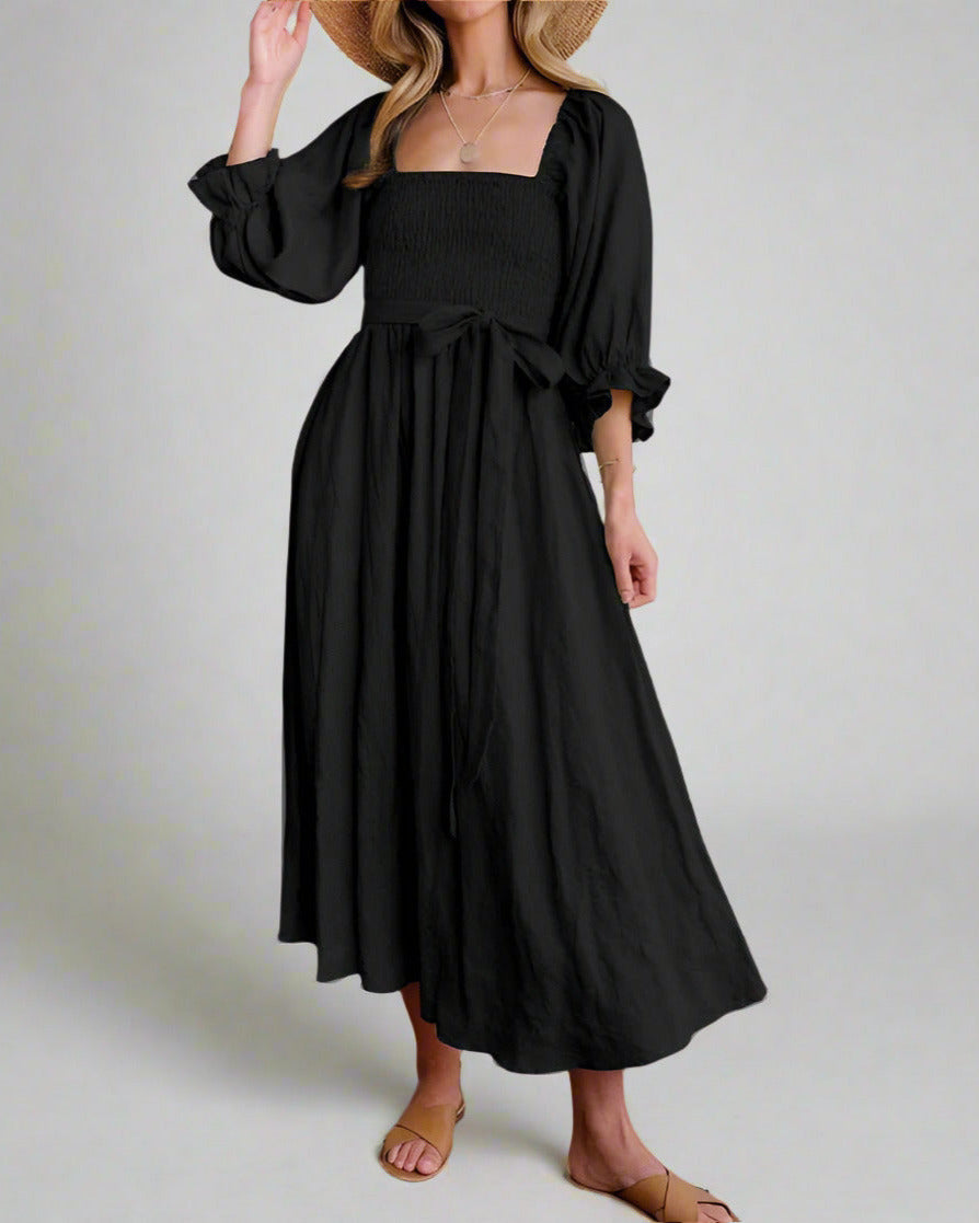 Variant image for Airy Cotton Summer Dress for Women, Breathable and Versatile, Flattering Fit for Day or Night Wear-5