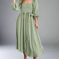 Airy Cotton Summer Dress for Women, Breathable and Versatile, Flattering Fit for Day or Night Wear-5