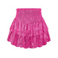 Variant image for Fluttering Sequin Skirt in Silver, Gold, Black, Pink, and More - Elegant Party Wear with Comfortable Inner Lining-37
