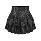 Fluttering Sequin Skirt in Silver, Gold, Black, Pink, and More - Elegant Party Wear with Comfortable Inner Lining-1