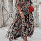 Comfortable Women's V-Neck Floral Dress for Spring and Summer - High-Quality Fabric, Normal Fit, Versatile Style-3
