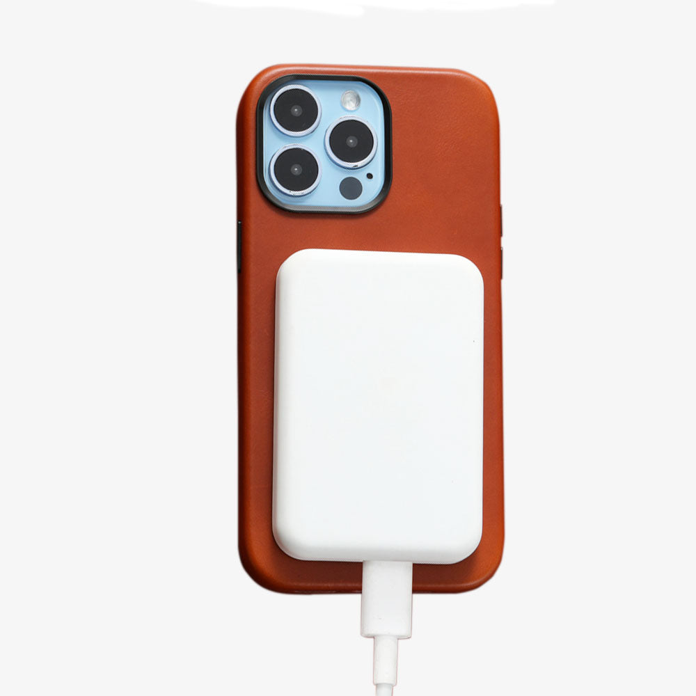 Leather IPhone 15 Case Top-Grade Slim Protective Cover