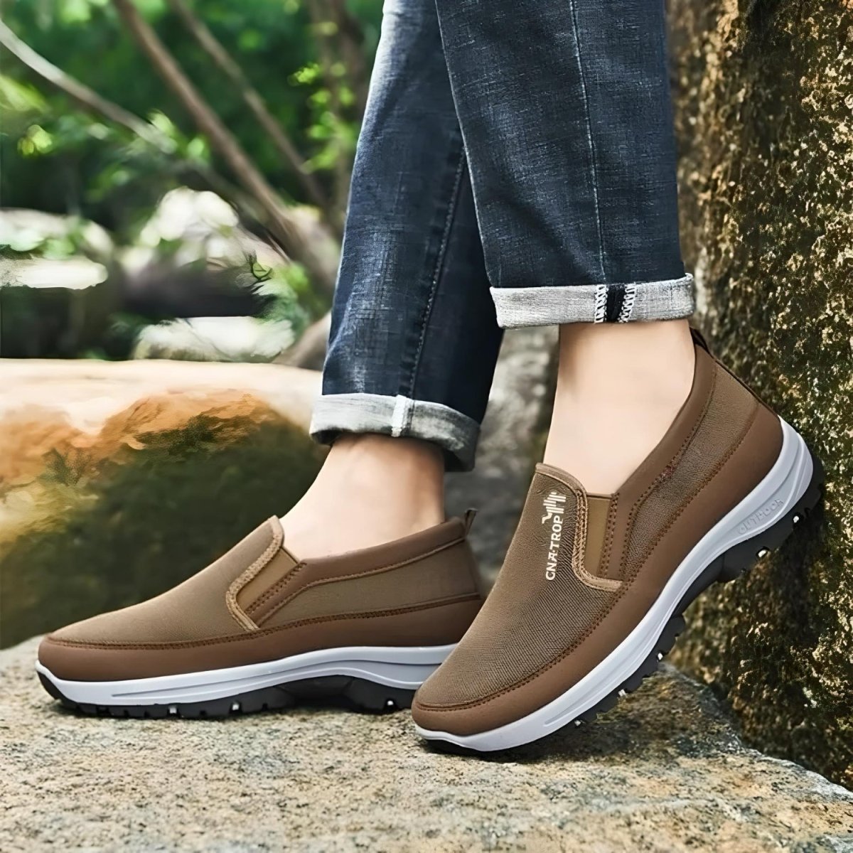 Comfortable Breathable Walking Shoes for Men with Memory Foam Insole, Non-Slip Outsole, Ideal for All-Day Wear-4