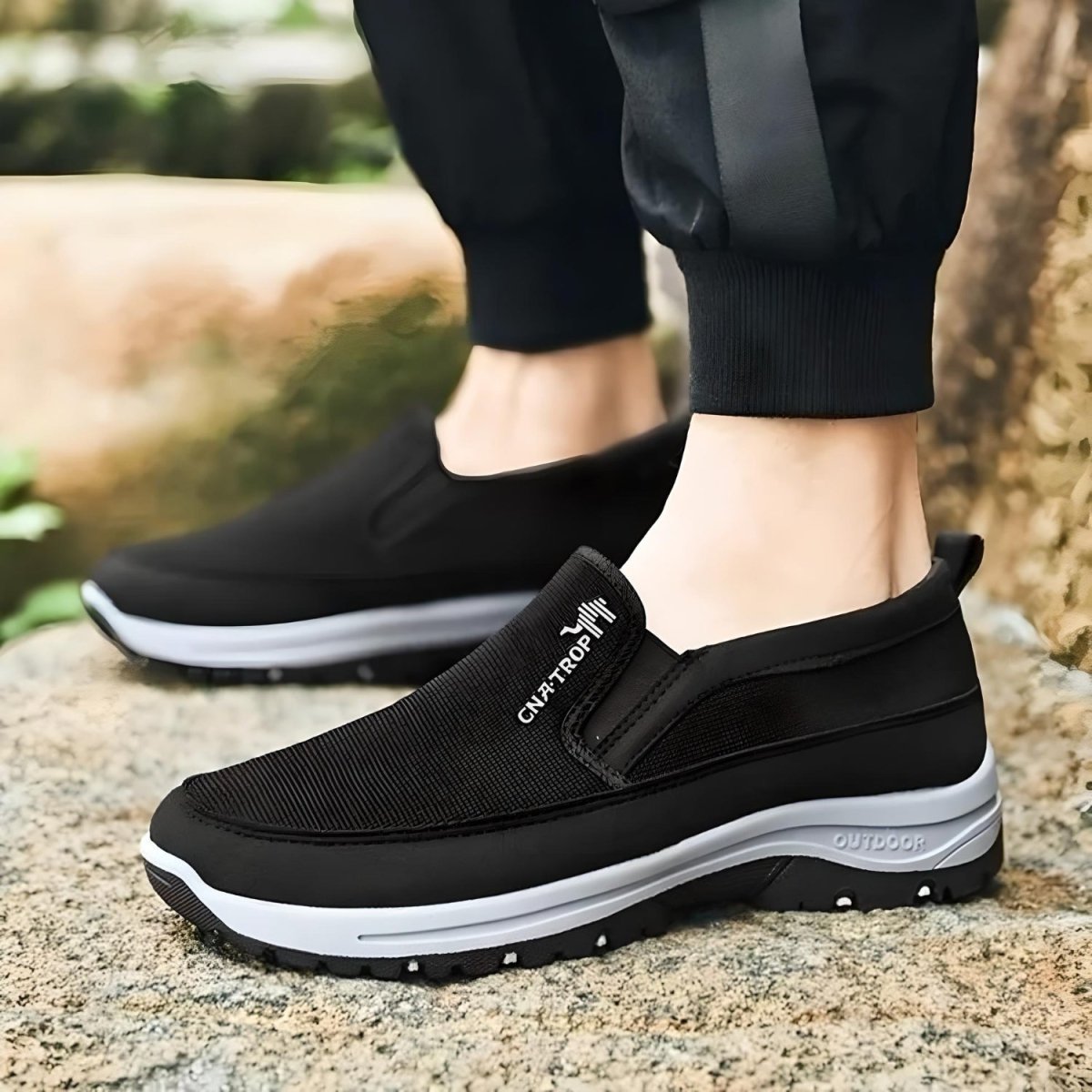 Comfortable Breathable Walking Shoes for Men with Memory Foam Insole, Non-Slip Outsole, Ideal for All-Day Wear-1