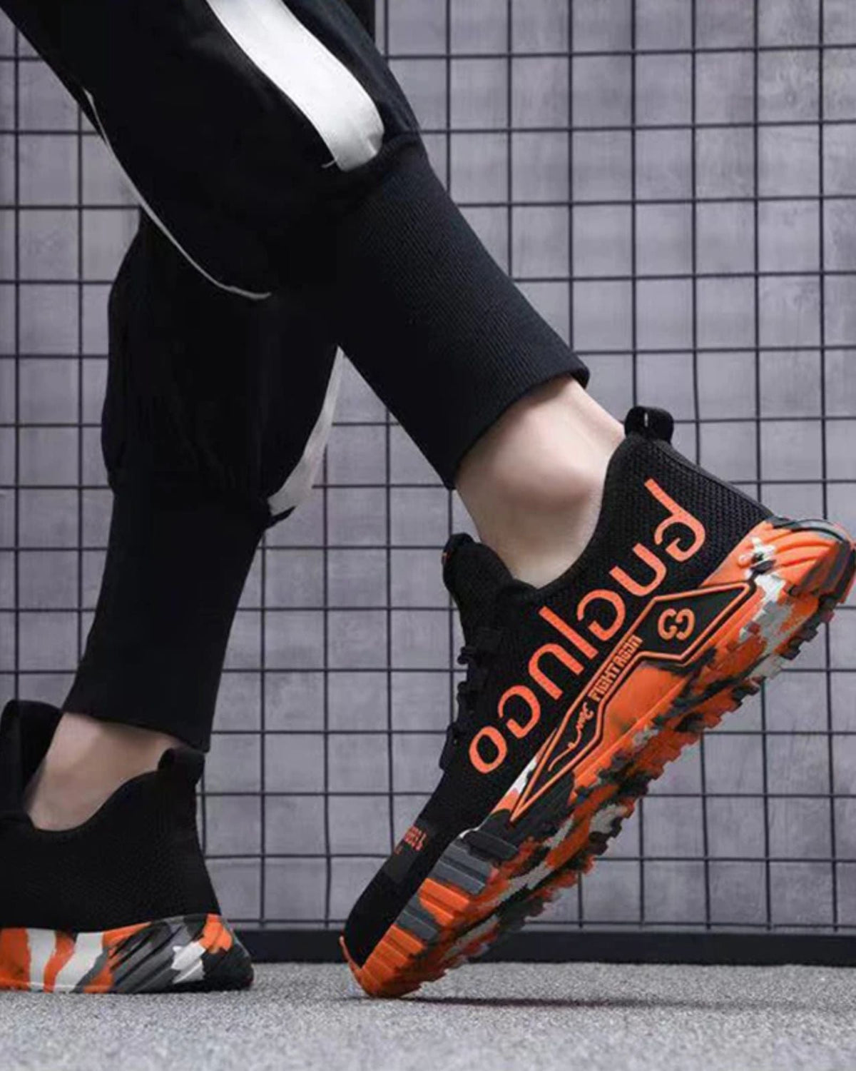 Robust Safety Shoes with Steel Toe Protection, Breathable Mesh Upper, Non-Slip Rubber Sole for Work and Outdoor Use-6
