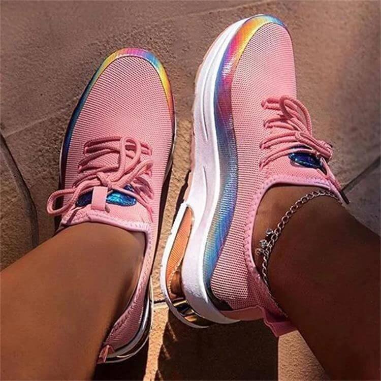 Lightweight Breathable Women's Sneakers, Slip-On Design with Supportive Insole and Slip-Resistant Outsole for Walking-6