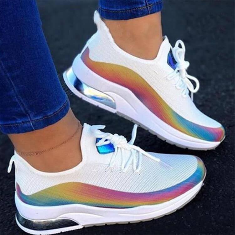 Lightweight Breathable Women's Sneakers, Slip-On Design with Supportive Insole and Slip-Resistant Outsole for Walking-5