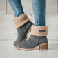 Women’s Insulating Winter Boots - Mid Calf Suede Cozy Lining