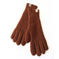 Cozy Warm Gloves - Ribbed Slim Knit, Cotton Blend, Winter