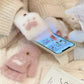 Plush Women’s Fingerless Mittens - Minky Foldover, Winter